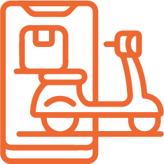 Delivery Function Icon. 